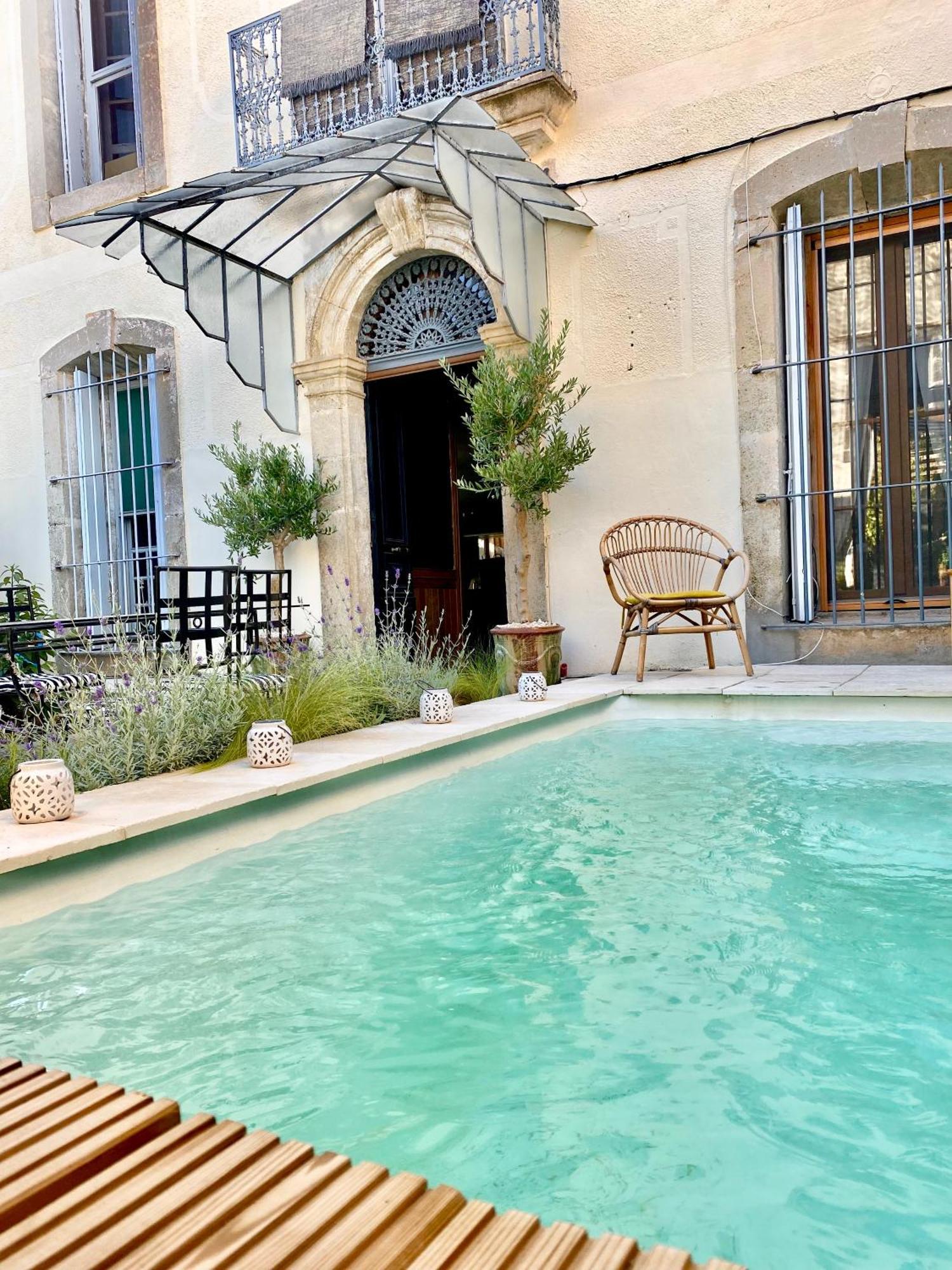 Hotel Le Jardin Aspiran Exterior foto