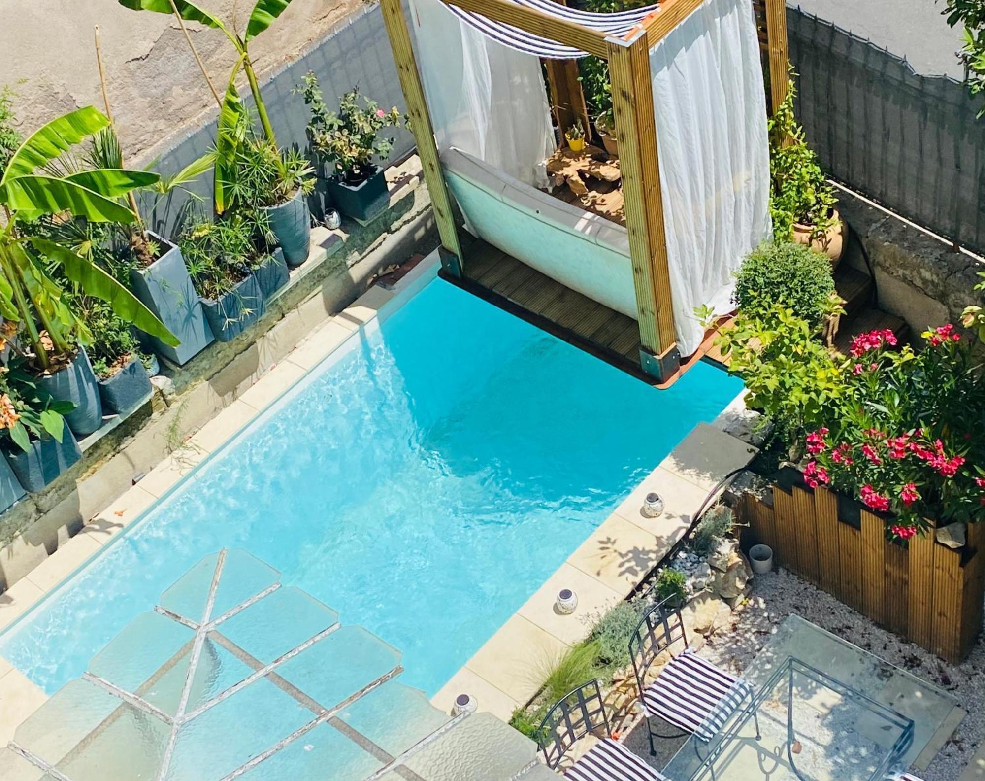 Hotel Le Jardin Aspiran Exterior foto